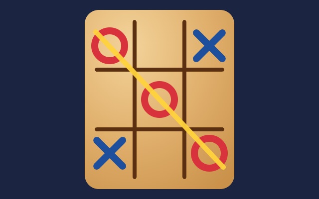 まるばつゲームのゲーム画面