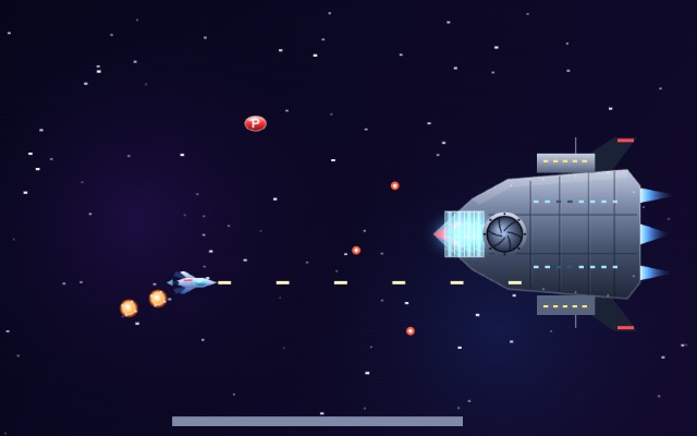 ネビュラストライクのゲーム画面